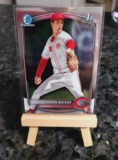 2025 Bowman Draft #BDC‑193 Aaron Watson Chrome 1st Bowman – Reds