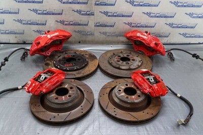 2016 DODGE CHARGER SRT HELLCAT 6.2L OEM BREMBO BRAKE CALIPERS N ROTORS #1722
