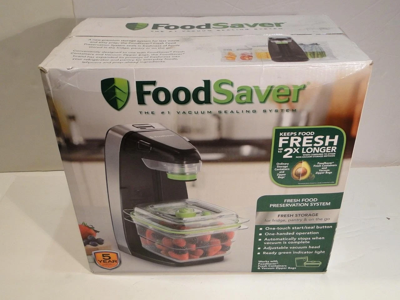 FoodSaver FM 1230 - 000 Series Vacuum Sealing System W/ Starter Kit New