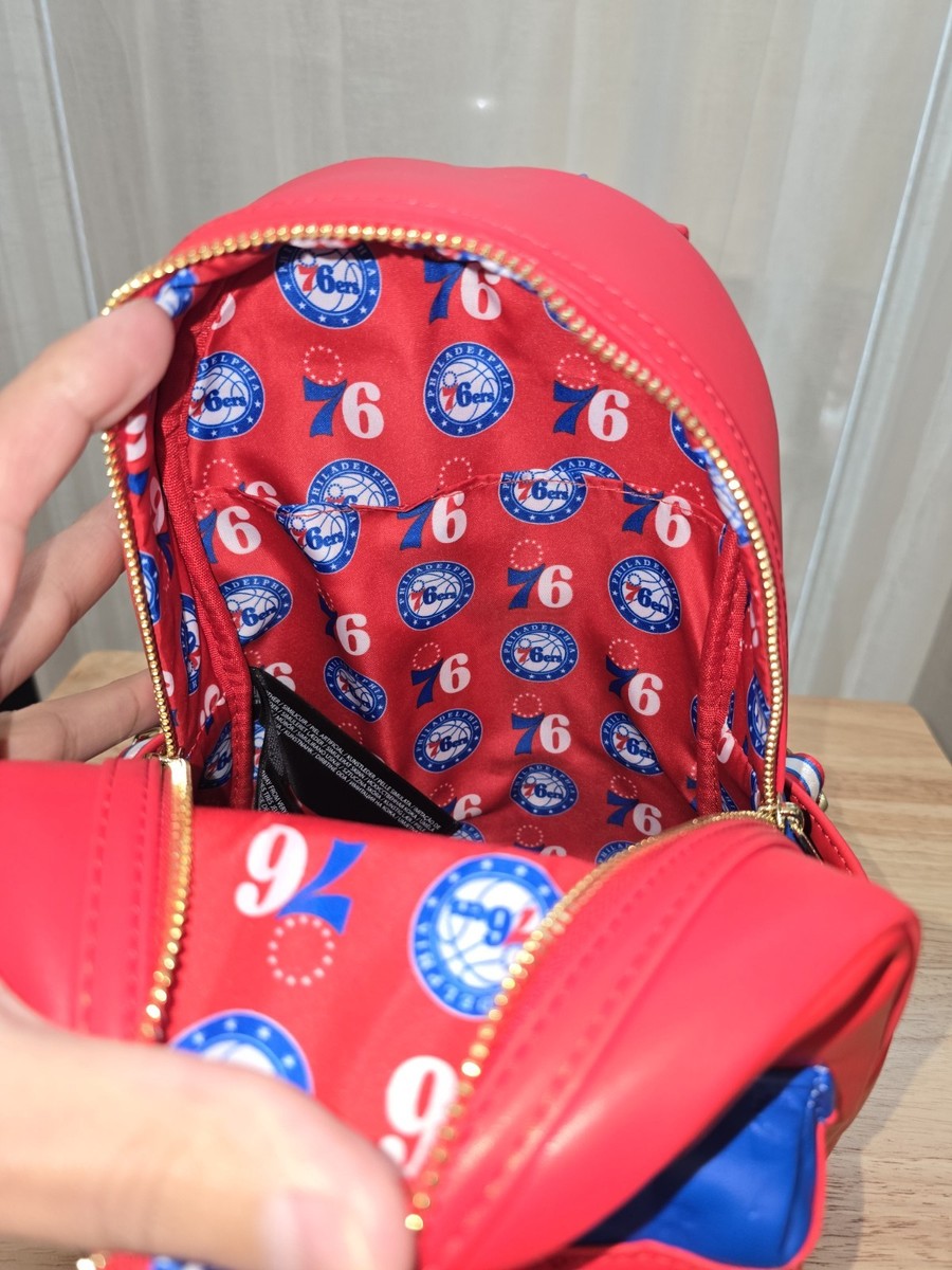 NBA Philadelphia 76ers Patch Icons Mini Backpack Loungefly  display picture 2