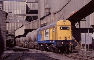 Orig. 35mm Railway Slide Class 20 20168 B 16 9 2005 Hope Cement Copyright