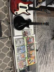 Xbox 360 Guitar Hero Lot (2 Guitars and 9 Games)