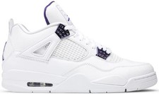 NIKE AIR JORDAN 4 RETRO Men\'s Size 13 Leather Mid Purple Metallic CT8527-115 s-l400.jpg main image 4