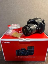 Canon EOS Kiss X3 Double Zoom Kit Digital SLR Camera Black Excellent Condition
