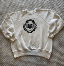 True Vintage 80s Yale University College Crewneck Sweatshirt Size Large