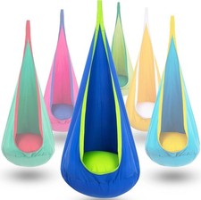 Y- STOP Pod Swing for Kids, Sensory Indoor Hanging Hammock Chair wi... Fast Ship