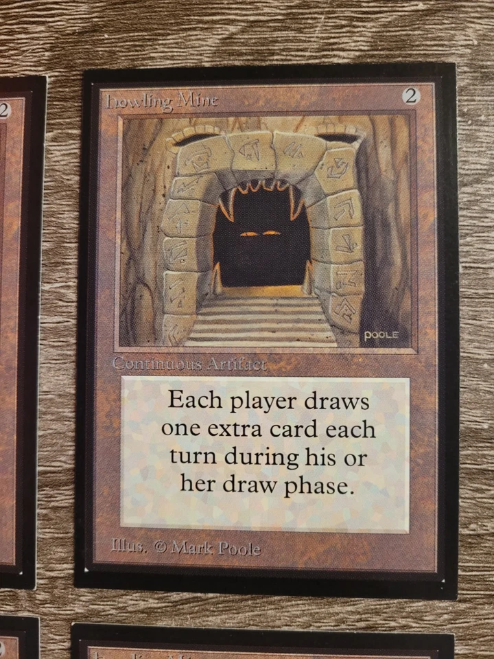 4 Howling Mine Collector's Edition/International Edition Magic MTG - Image 3 of 4
