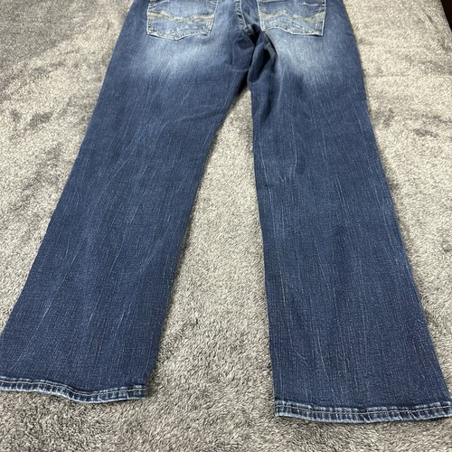 BKE Nolan Straight Leg Men’s 34x30 Medium Wash Whiskering Denim - 第 14/15 張圖片