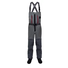 5-Layer Zippered Chest Waders Fly Fishing Stockingfoot Waders for Men Breathable