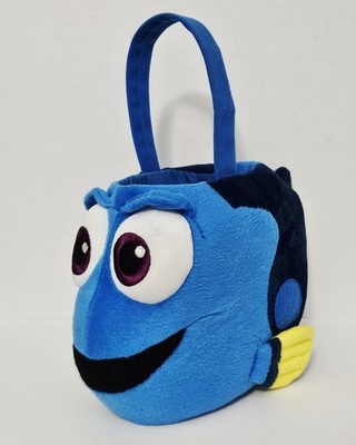 Rare Disney Finding Nemo Dory Fish Blue Jumbo Plush Easter Halloween Tote Basket