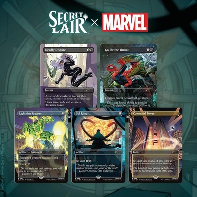MTG Secret Lair Spider-Man Villainous Plots | Sealed SLD Non-Foil