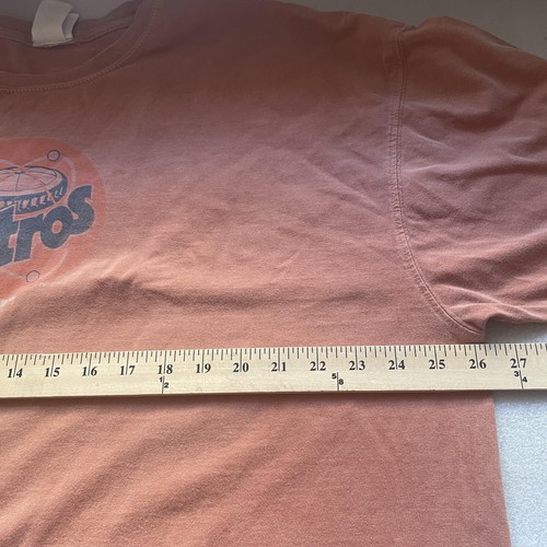 Vintage 90s Houston Astros Shirt Men 2XL Orange Majestic MLB Baseball Spellout - Picture 7 of 9