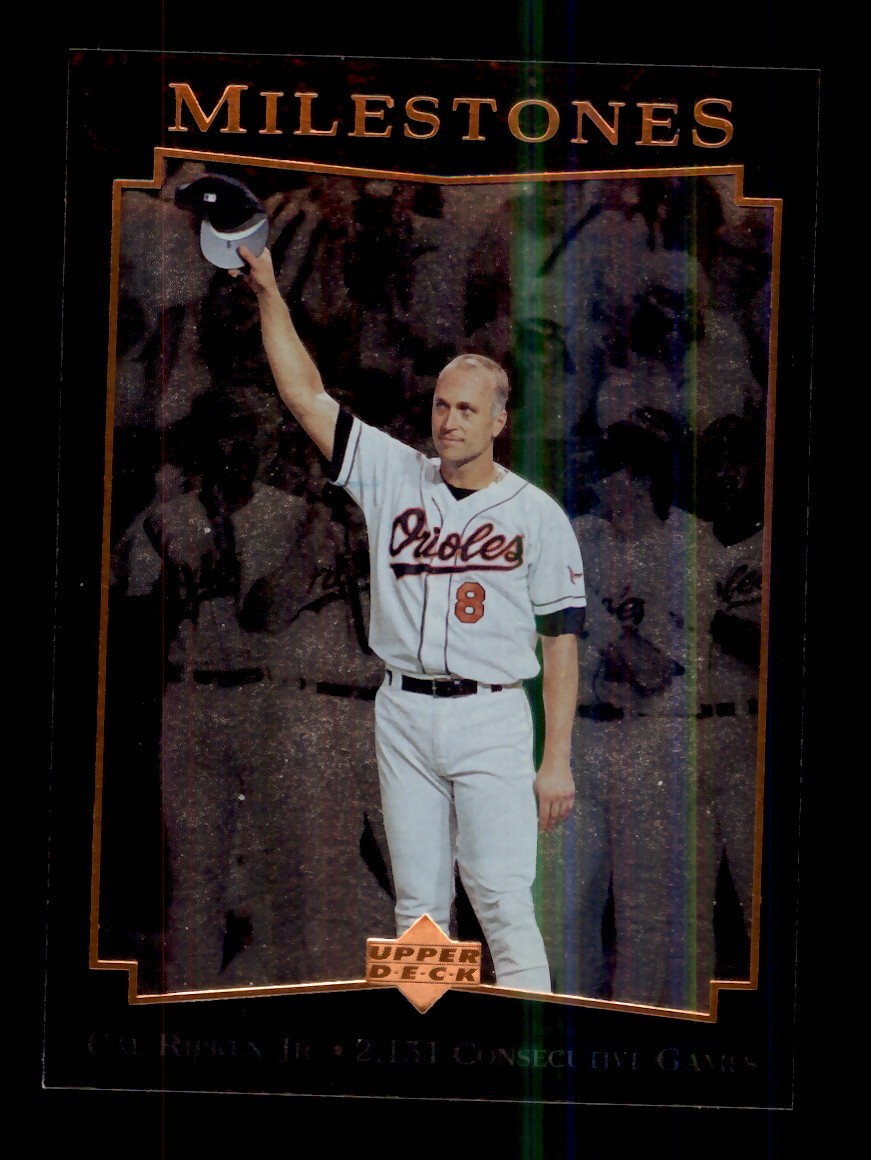 1996 UPPER DECK #1 CAL RIPKEN JR COLLECTION BALTIMORE ORIOLES HOF