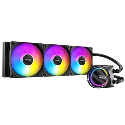 Antec Skeleton 360 ARGB AIO Liquid CPU Cooler, 360mm, Black