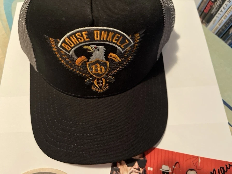 Böhse Onkelz - Tour Cap „Frankfurt“ + Autogramm + Bierdeckel [Neu / Original] - Bild 4 von 4