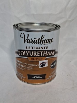 Varathane Ultimate Oil Based Polyurethane, Gloss Finish, 1 Quart Protects Wood