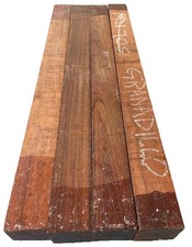 4 tacos de torneado de madera de granadillo 1,5x24 para piscina llamadas de pavo proyecto madera