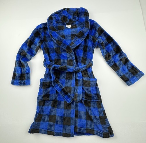 Wondershop Kids Buffalo Plaid Flannel Bathrobe Sizes XS and s Lot of 2 - Picture 9 of 22