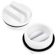 1.5" Threaded Pool Plug Cap Swimming Pool Return Line Winter Plug with O-Ring
