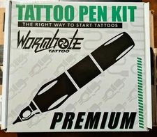 Wormhole Tattoo Kit Wireless Tattoo Gun Kit -Great Beginner Kit - New