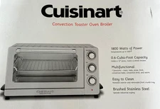 NIB Cuisinart Convection Oven Broiler Brushed Stailess Steel TOB60N2 1800W