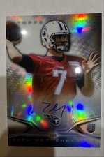 2014 Topps Platinum - Autograph Rookie Refractor Zach Mettenberger #4 (AU, RC)