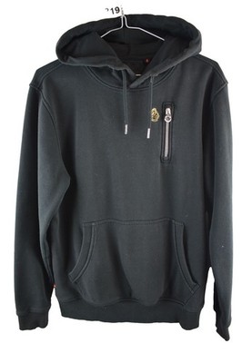 LUKE SPORT Black Hoodie size M Mens Pullover Jumper Casual Outdoors Outerwear