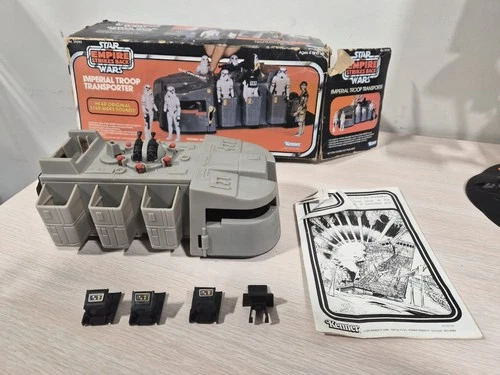 Star Wars ESB Imperial Troop Transporter Vintage Kenner Box Restraint Comic