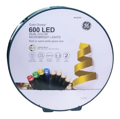 GE Color Choice 600-Count 125-Ft Multi-Function Color Changing LED #3723761