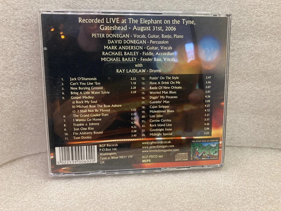 The Peter Donegan Band LIVE AT THE ELEPHANT on the Tyne (2006) LIKE NEW - Image 3 of 4