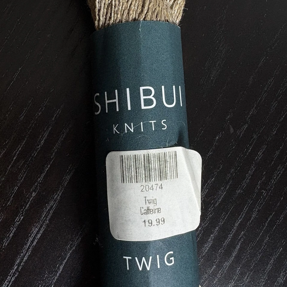 SHIBUI KNITS Ramita Hilo Lino/Seda/Lana Mezcla en Cafeína (Marrón Claro) 20474 Foto 3 de 4