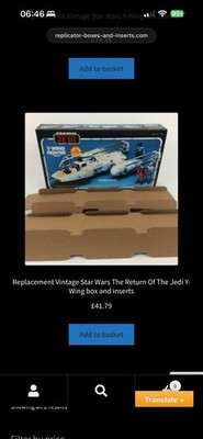 nagelneue Custom Y-Wing Box und Einsätze