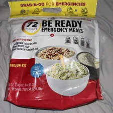  72-Hour Be Ready Emergency Meal Kit, white, Small 
