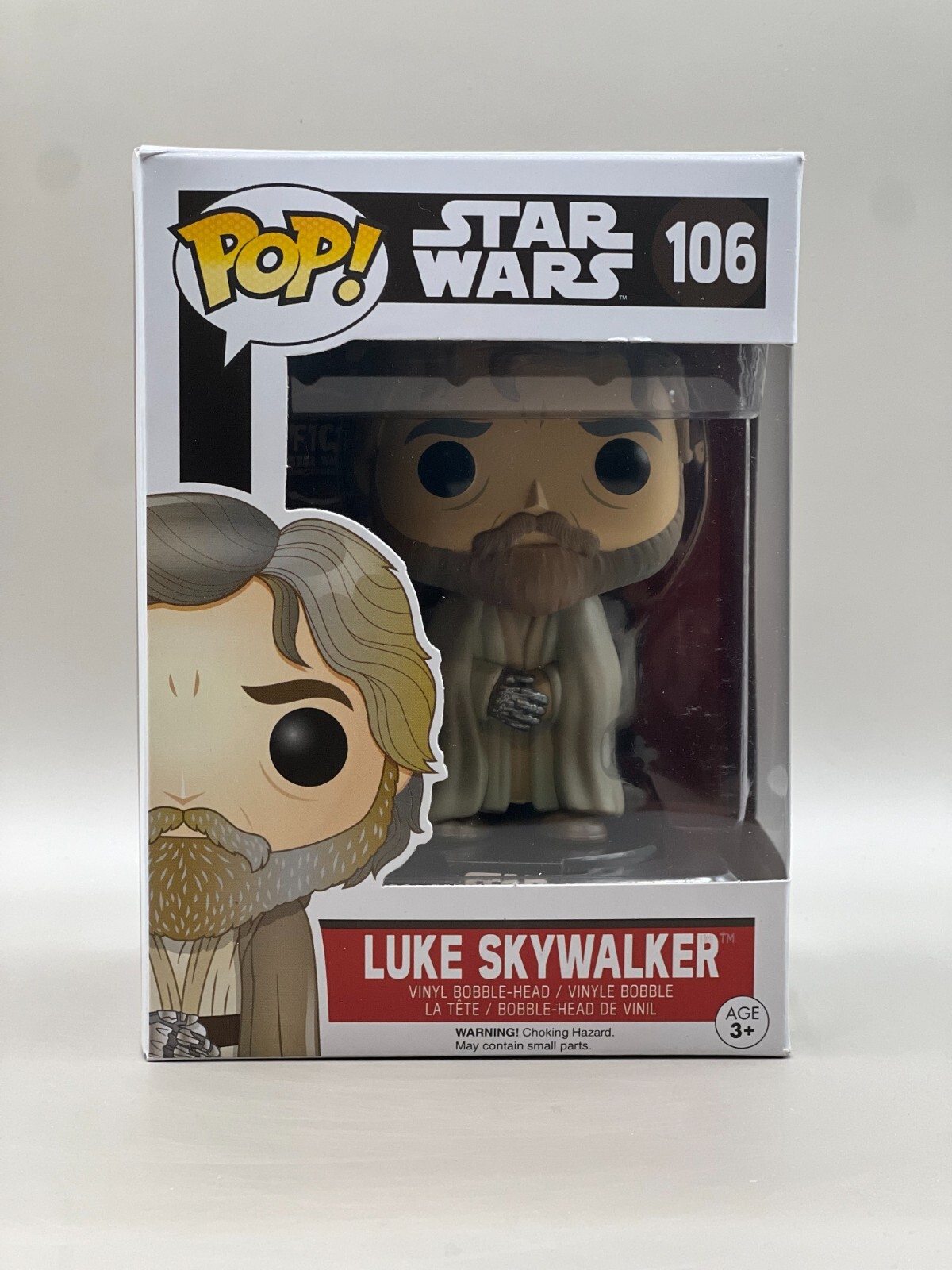 Funko Pop Vinyl Star Wars Luke Skywalker #106 Bobblehead Figure New