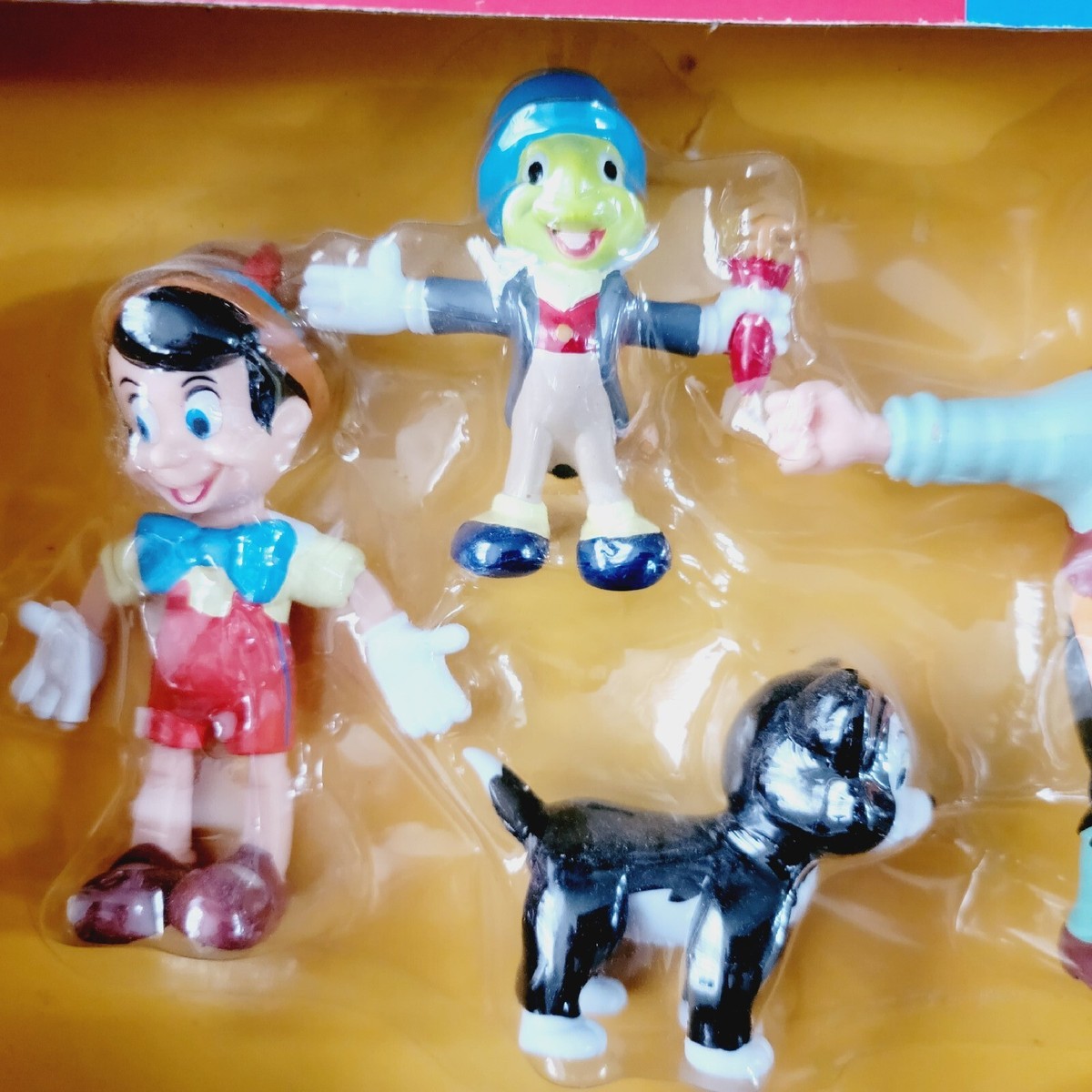 Walt Disney JusToys Bend-Ems Pinocchio 4 Piece Set Rare | eBay
