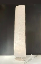  Ikea VICKLEBY Floor Lamp Handmade Rice Paper White 54" - NEW