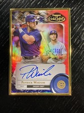2022 Topps Gold Label Framed Autograph #FA-PW Patrick Wisdom REDAuto /25 SSP!