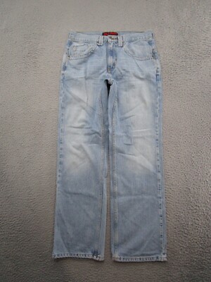 Vintage Y2K HAWK Tony Hawk Blue Denim Straight Leg Jeans Men's Size 29x30 Skater