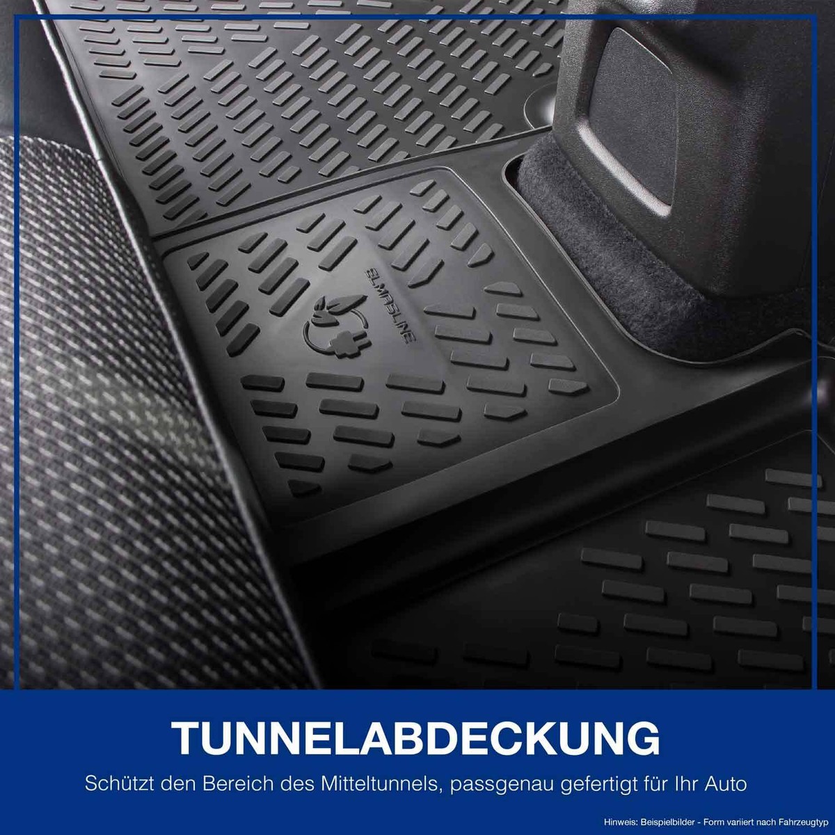 ELMASLINE 3D Gummimatten & Kofferraumwanne Set für Volvo XC-40 2018-2025 (Standart) Passt Nicht