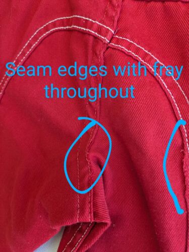 Jeans svasati vintage AWrangler Bell Bottoms rosso anni 70 punto bianco 30" raro da trovare - Foto 16 di 24
