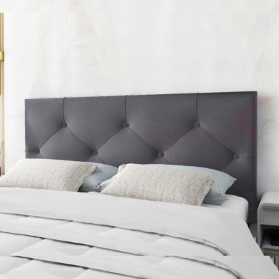 Storex 24 Zoll Plüsch Stoff gepolstertes Kopfteil für Devan Bett Schlafzimmer 24 Zoll Höhe