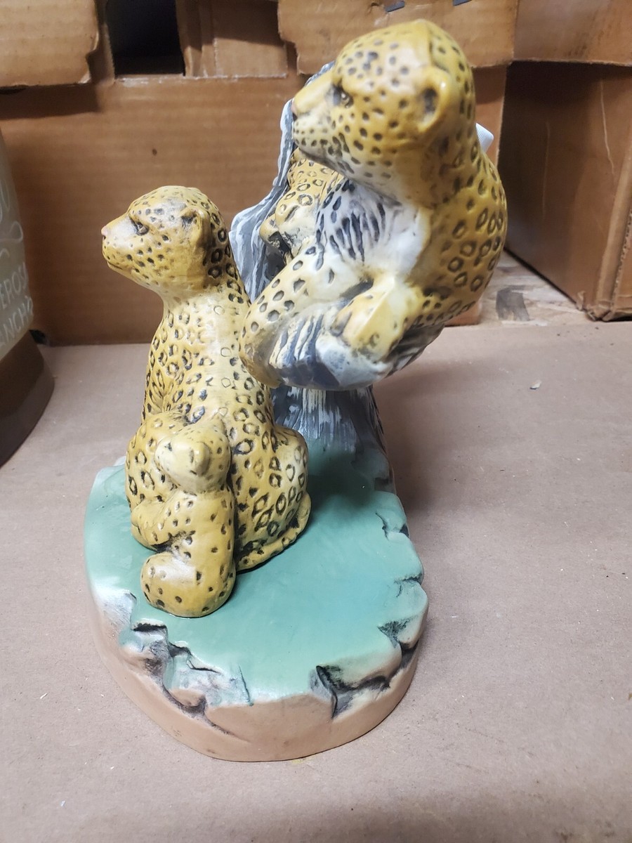 Leopard Jim Beam Collector Whiskey Decanter Bottle 1981 | eBay