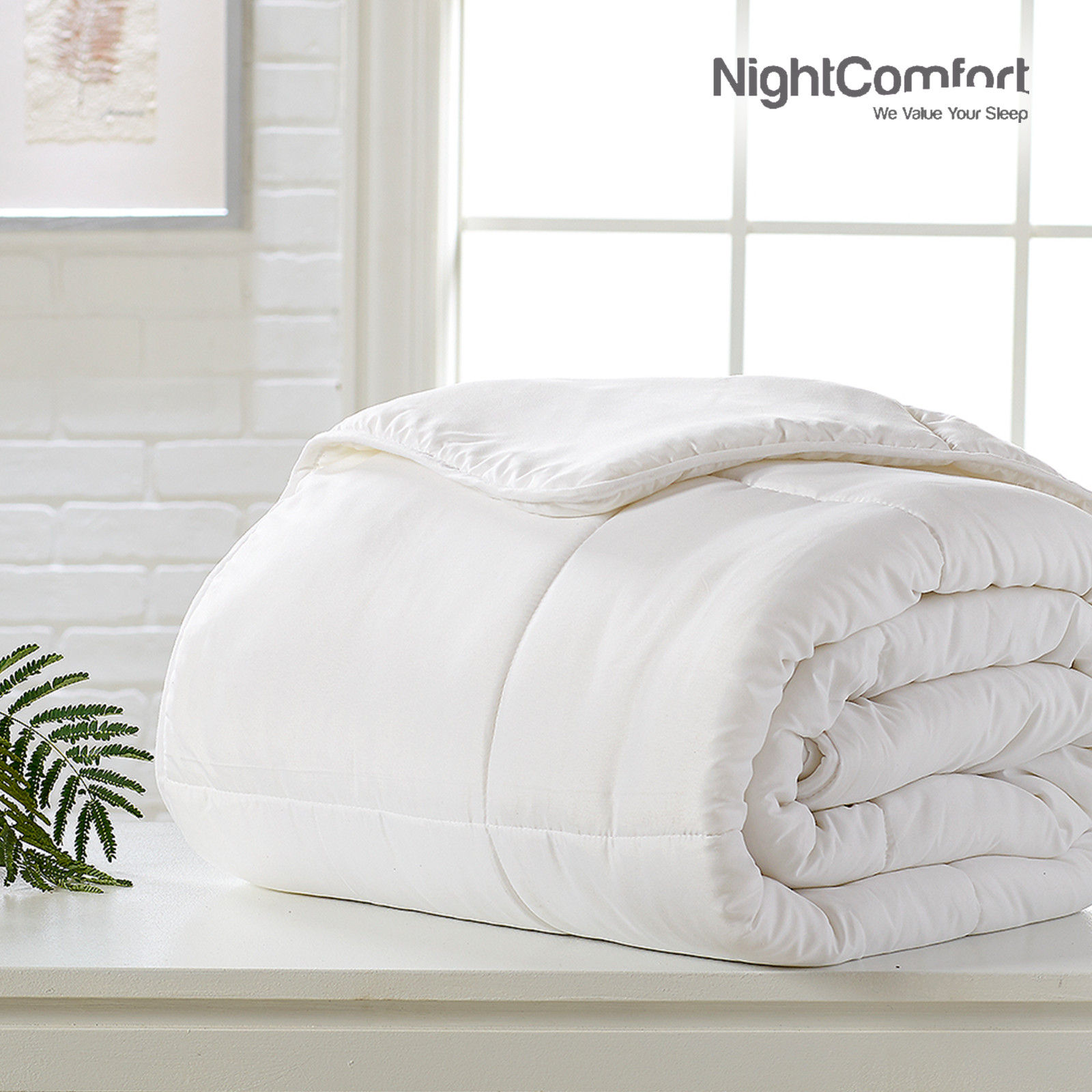 Night Comfort Hollowfibre Duvet Winter Warm Microfibre Cover Quilt 13.5