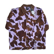 Adidas X Ivy Park Rodeo Cow Print Denim Jacket - Unisex - Size M Medium - Bnwt