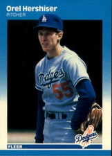 1987 Fleer Glossy Baseball "Main Set" Base Cards #441 to #660