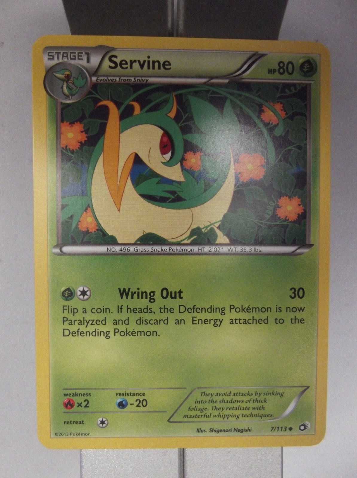 074PK007 - Servine- 7/ 113 - Legendary Treasures - Uncommon *