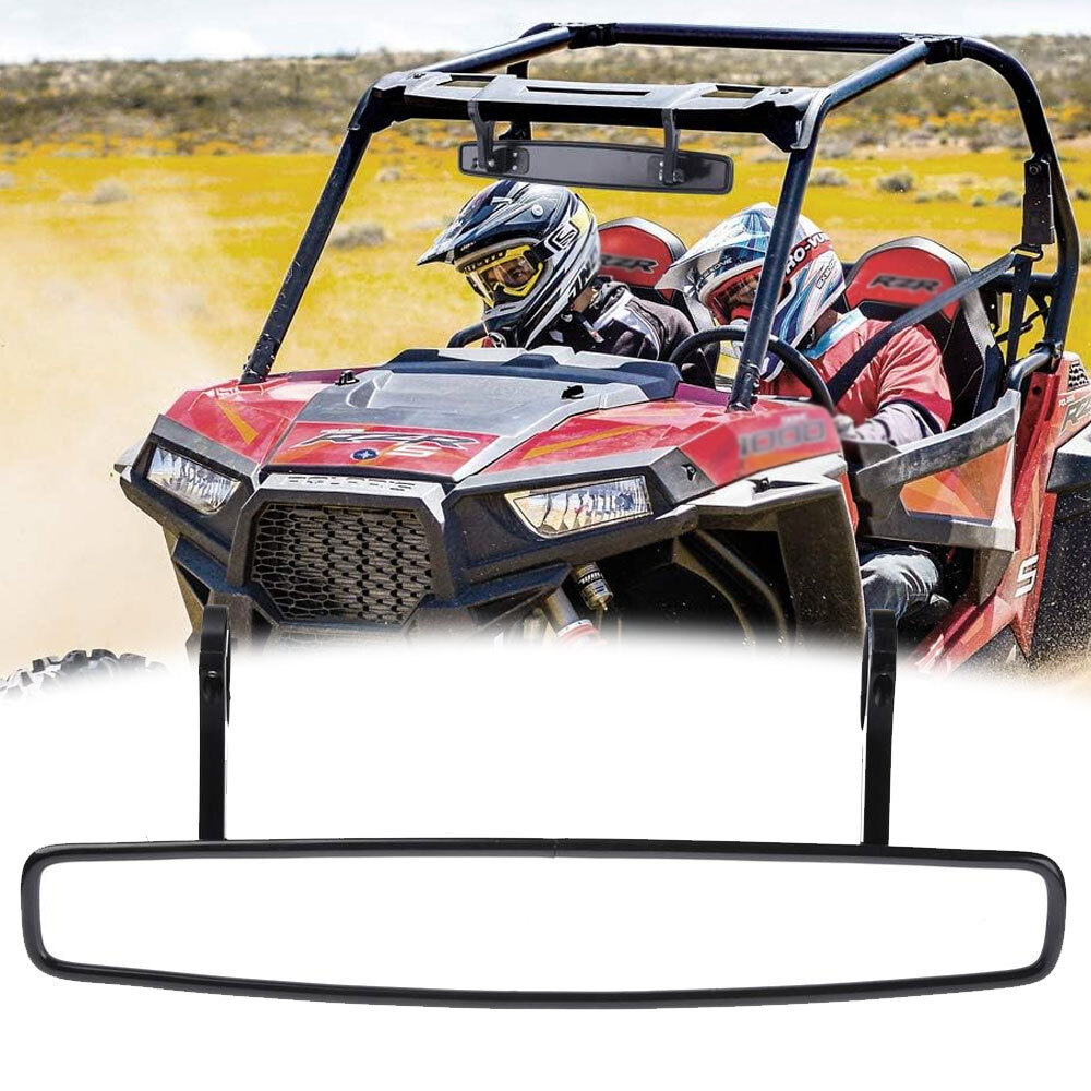 UTV ATV Rear View Side & Center Mirrors 2" Roll Bar For Honda - Foto 8
