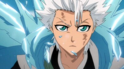 Anime hitsugaya toushirou haori ice wings Stitched Gaming Mat Desk