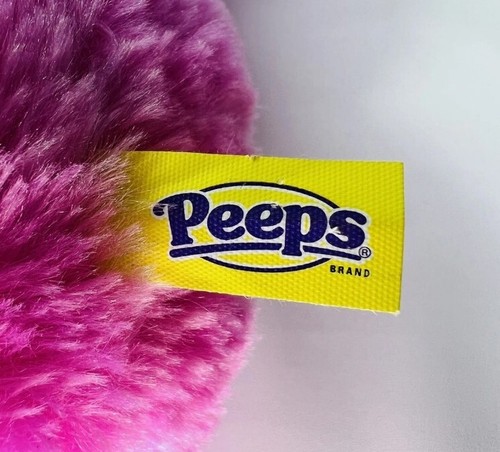 Peeps Pink Easter Bunny Plush Stuffed Animal 15" Tall - Picture 6 of 8