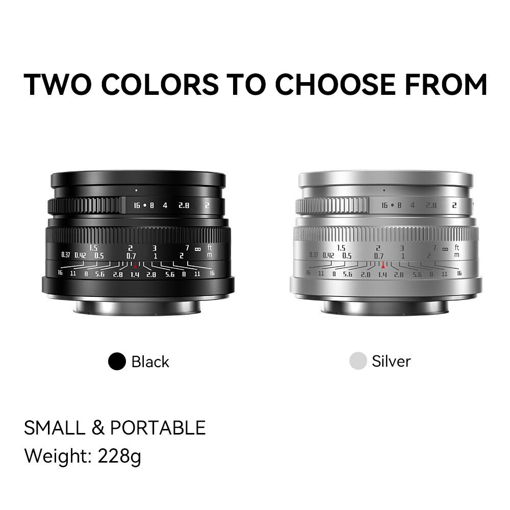 7artisans 35mm F1.4 Mark II APS-C Large Aperture Lens For Sony E/EOS-M/M43/Z/FX